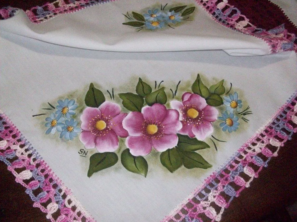 flores pintada | Aprender manualidades es facilisimo.