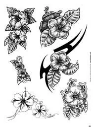 Flores tattoo, Tattoo flash dibujos, Tatuajes