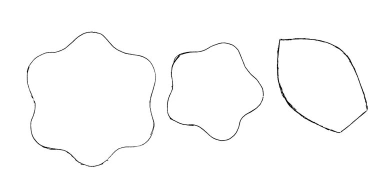 Molde de hojas de flores - Imagui