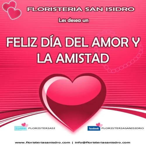 Floristería San Isidro | Noticia: Felíz Día del Amor y la Amistad ...