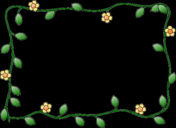 Flower Frame clip art - vector clip art online, royalty free ...