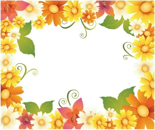 Flower Frame Free vector in Adobe Illustrator ai ( .AI ...