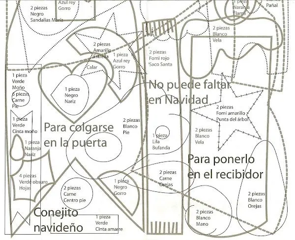 patrones foami (3) | Aprender manualidades es facilisimo.com