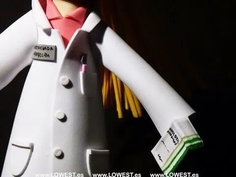 Fofucha farmaceutica manualidades en goma eva - YouTube