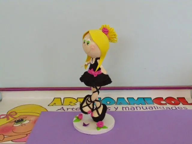Mis Fofuchas 2013 Artfoamicol: FOFUCHA PRINCESA BAILARINA CON TUTU ...