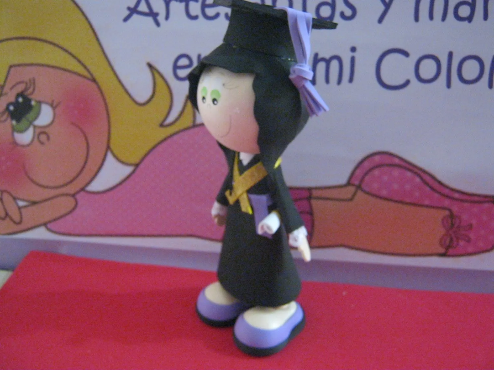 Mis Fofuchas 2013 Artfoamicol: FOFUCHAS PARA GRADUACIÓN CON TOGA Y ...