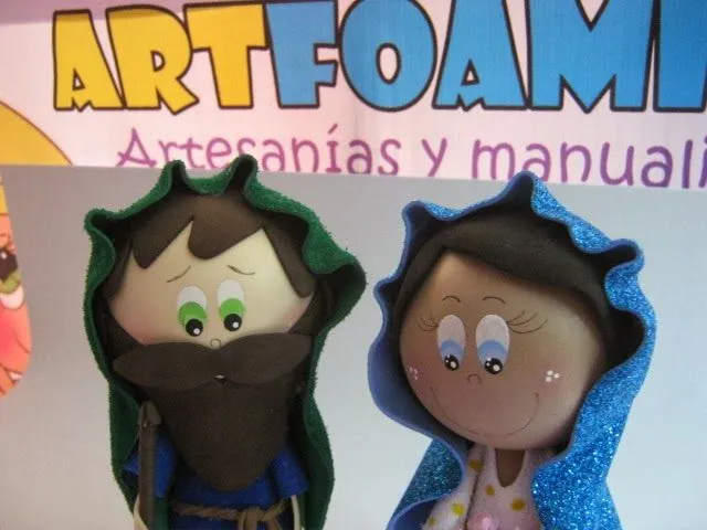 Mis Fofuchas 2013 Artfoamicol: COMO HACER SAN JOSÉ EN FOAMY O ...