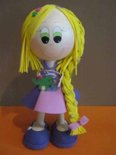 Fofuchas Colombianas: Fofuchas Colombianas Fiesta Rapunzel Foami Y ...