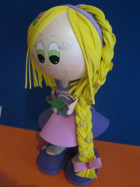 Fofuchas Colombianas: Fofuchas Colombianas Fiesta Rapunzel Foami Y ...