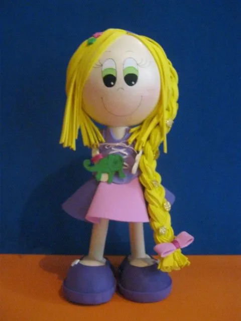 Fofuchas Colombianas: Fofuchas Colombianas Fiesta Rapunzel Foami Y ...