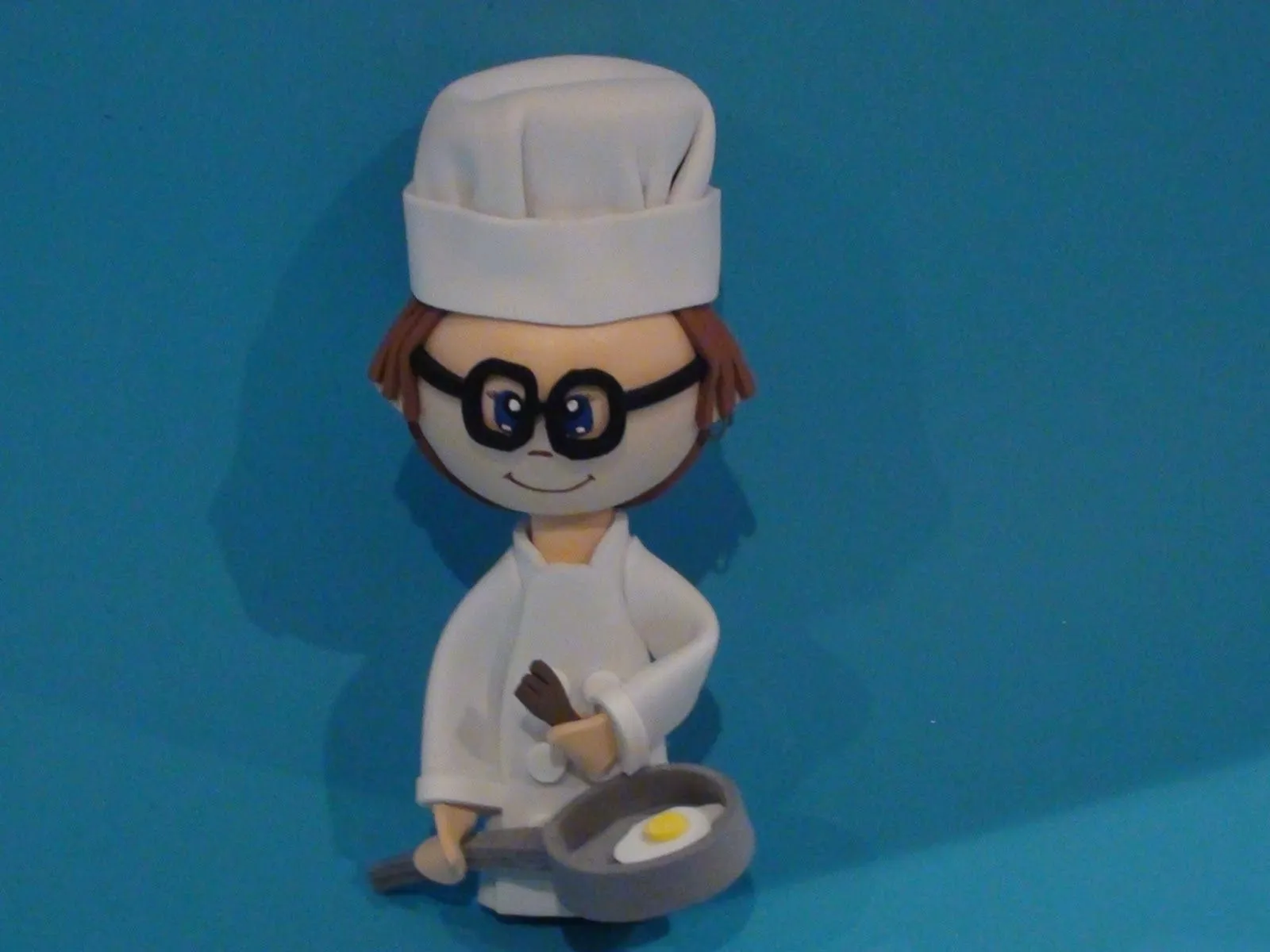 Fofuchas: Fofucho cocinero con gafas