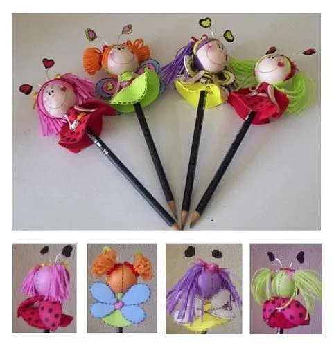 Lapiceros de fofuchas - Imagui