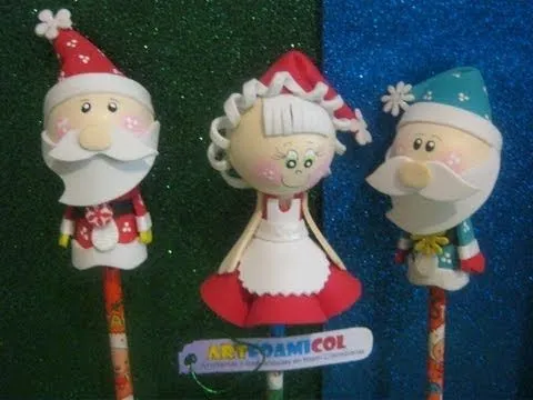 Fofuchas Navidad Papá Y Mamá Noel,Santa Claus,san Nicolas ...