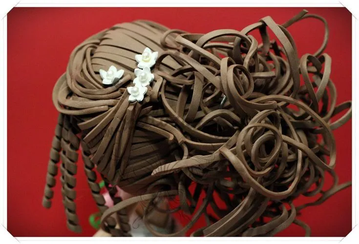 Peinado para novia fofucha | Peinados Fofuchas Xeitosas | Pinterest