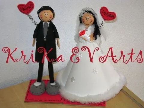 Fofuchas novios moldes - Imagui