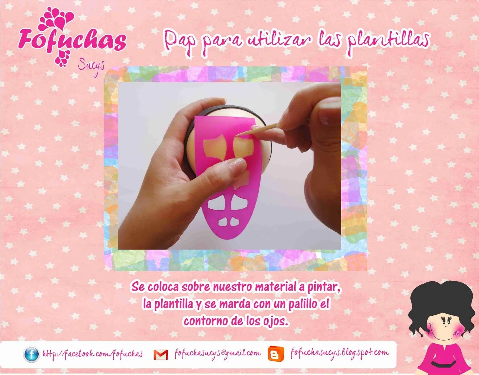 Fofuchas Sucys (Guadalajara, Jal.): Plantillas para dibujar ojos