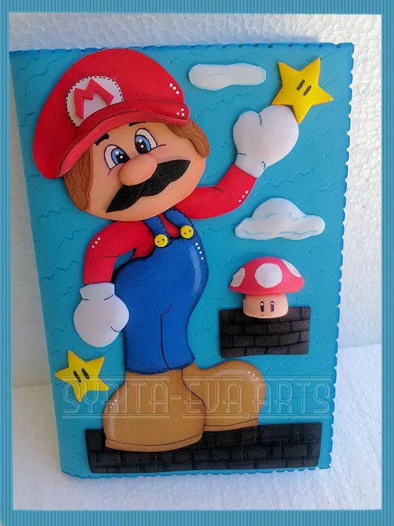 fofuchas-syrita.eva-arts: Libreta - "Mario Bros"