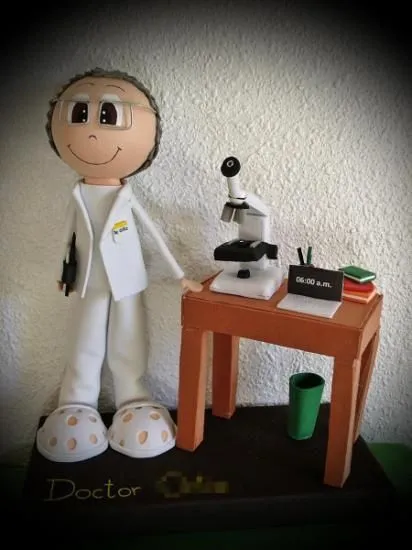 Fofucho doctor personalizado | Foami | Pinterest