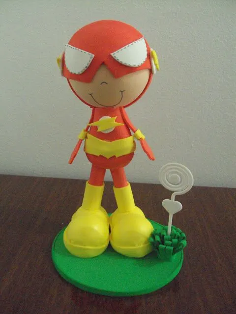 Fofuchos super heroes con moldes - Imagui