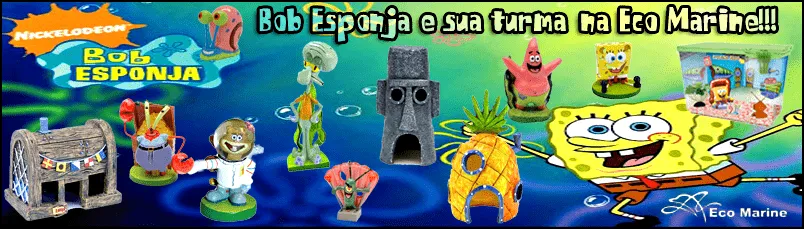 Folder e Banner Produtos Bob Esponja para Aquários | Portfólio De ...