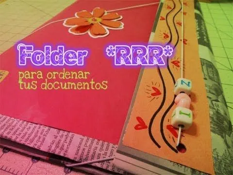 Folder / Carpeta Para Doctos. (RRR) - YouTube