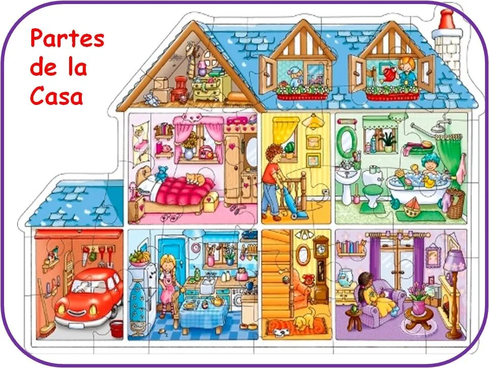 Partes de la casa en caricatura - Imagui