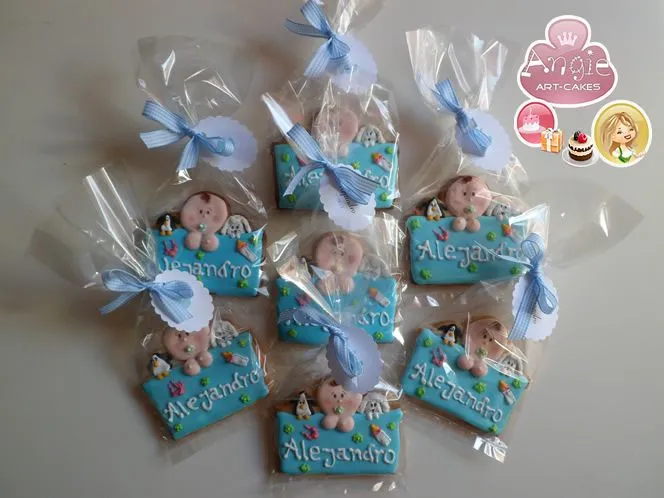 Galletas de Bautizo | El fondant de Angie