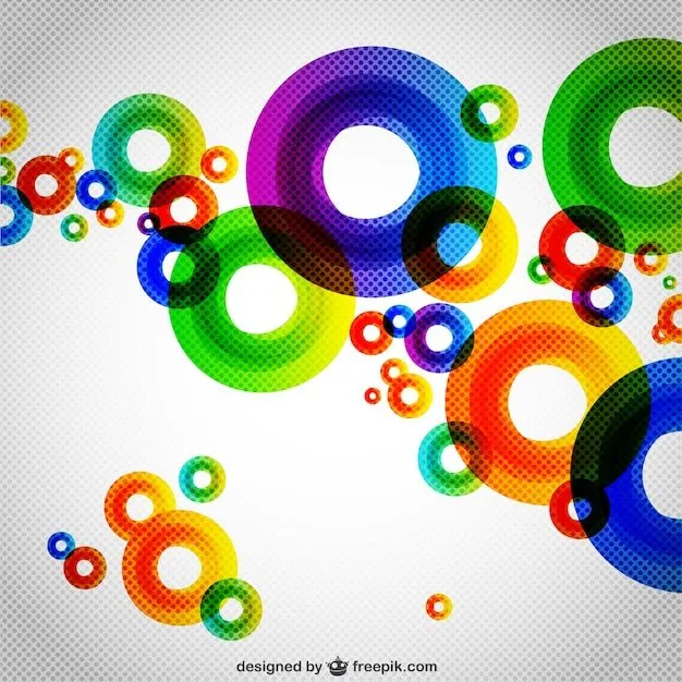 Fondo abstracto con círculos | Descargar Vectores gratis