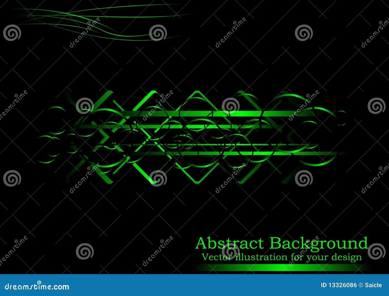 Fondo Abstracto Negro-verde Creativo Imagen de archivo libre de ...