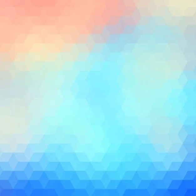 Fondo abstracto poligonal en tonos azul claro y rojos | Descargar ...