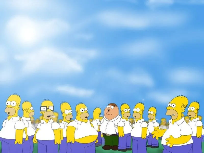 Fondo: clones de Homero - Facebook Moda ¡ La Moda más Divertida !