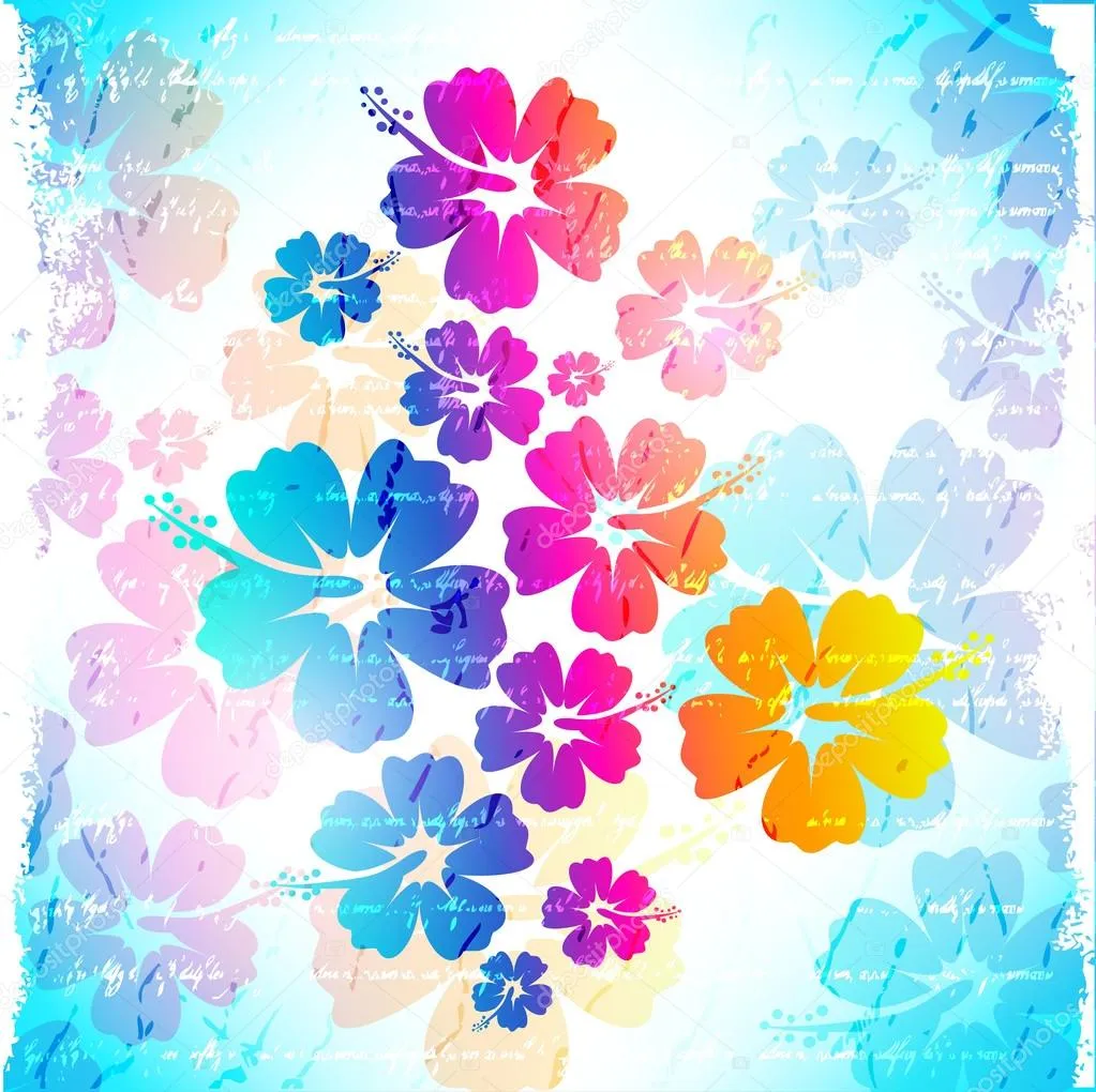 Fondo de collares de flores — Vector stock © file404 #