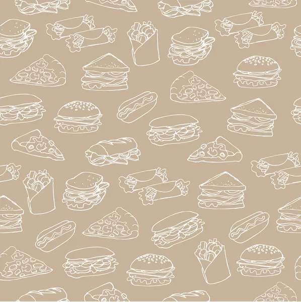 Fondo de comida rápida — Vector stock © OMW #49204361