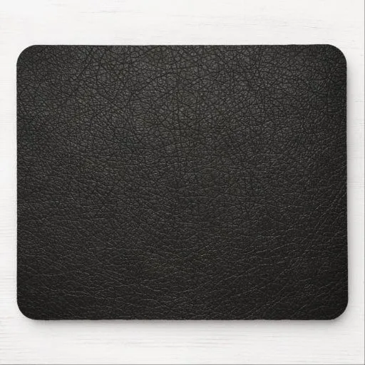 Fondo de cuero negro de la textura tapetes de ratón | Zazzle