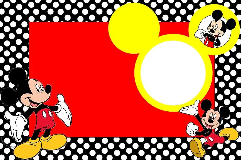 Fondo para cumpleaños de Mickey - Imagui