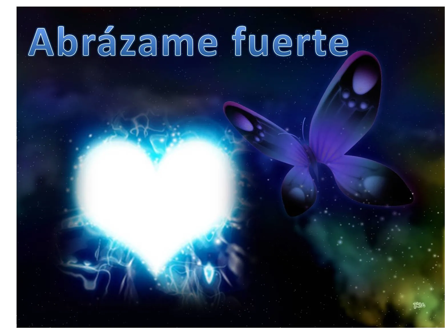 Fondo escritorio corazónes con mariposas y con mensajes. ~ Poemas ...