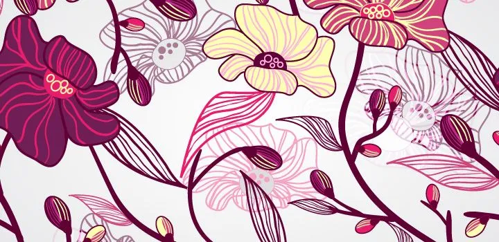 Fondo de Flores en Vectores Gratis | Vectores Gratis