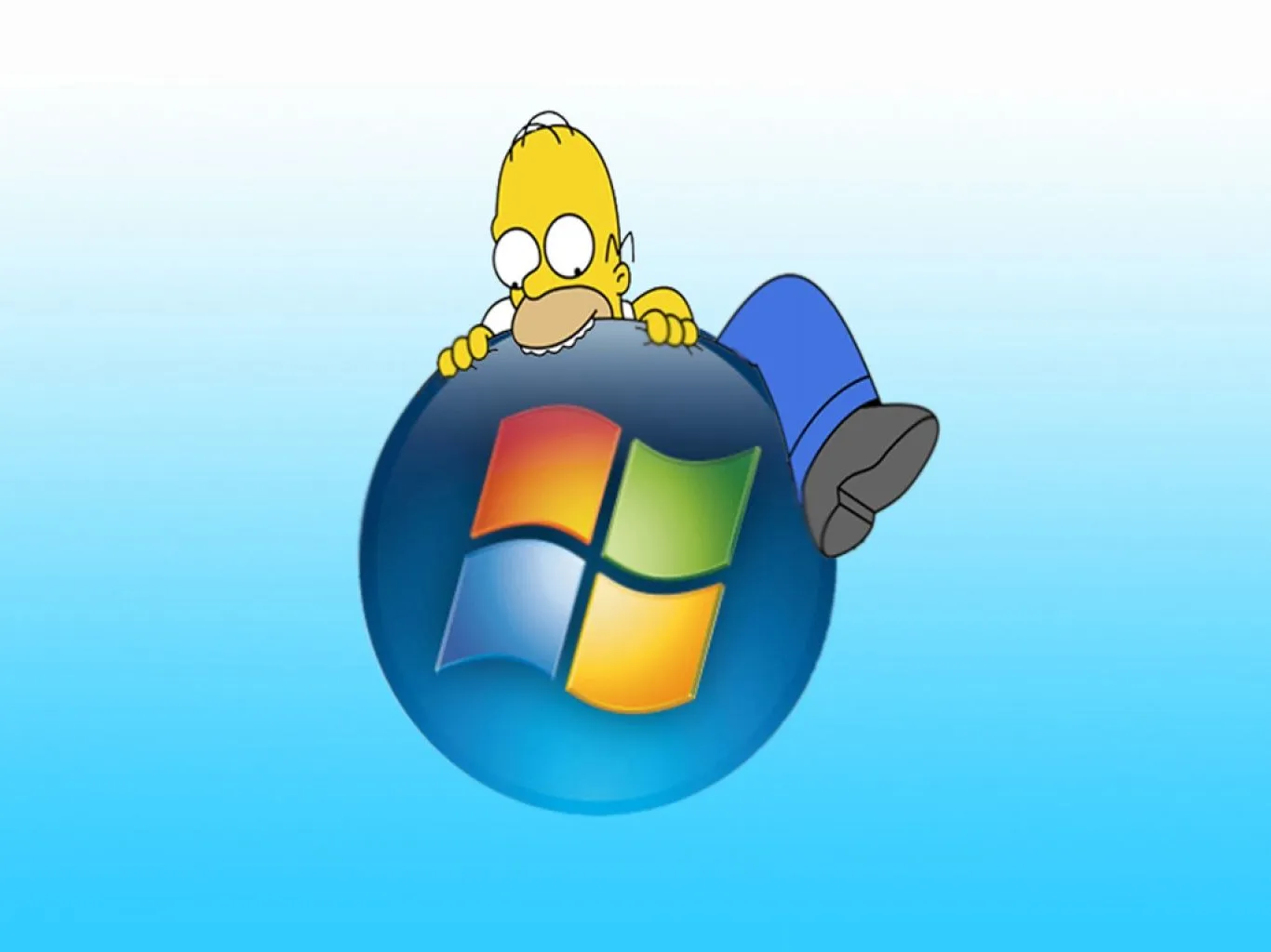 Fondo HD Google Homer simpson