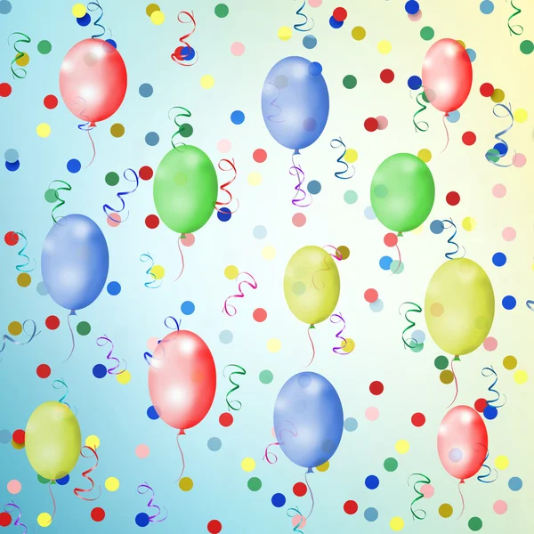 Fondo multicolor con globos — Foto stock © Loraliu #2416448