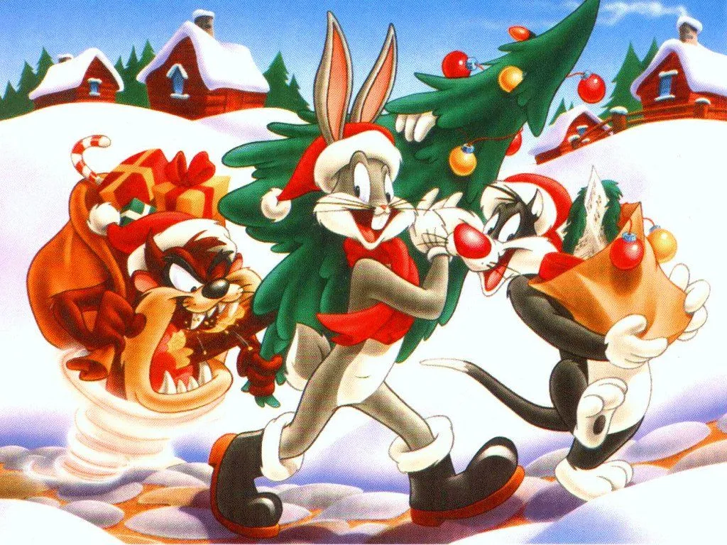 fondo-navidad-bugs-bunny