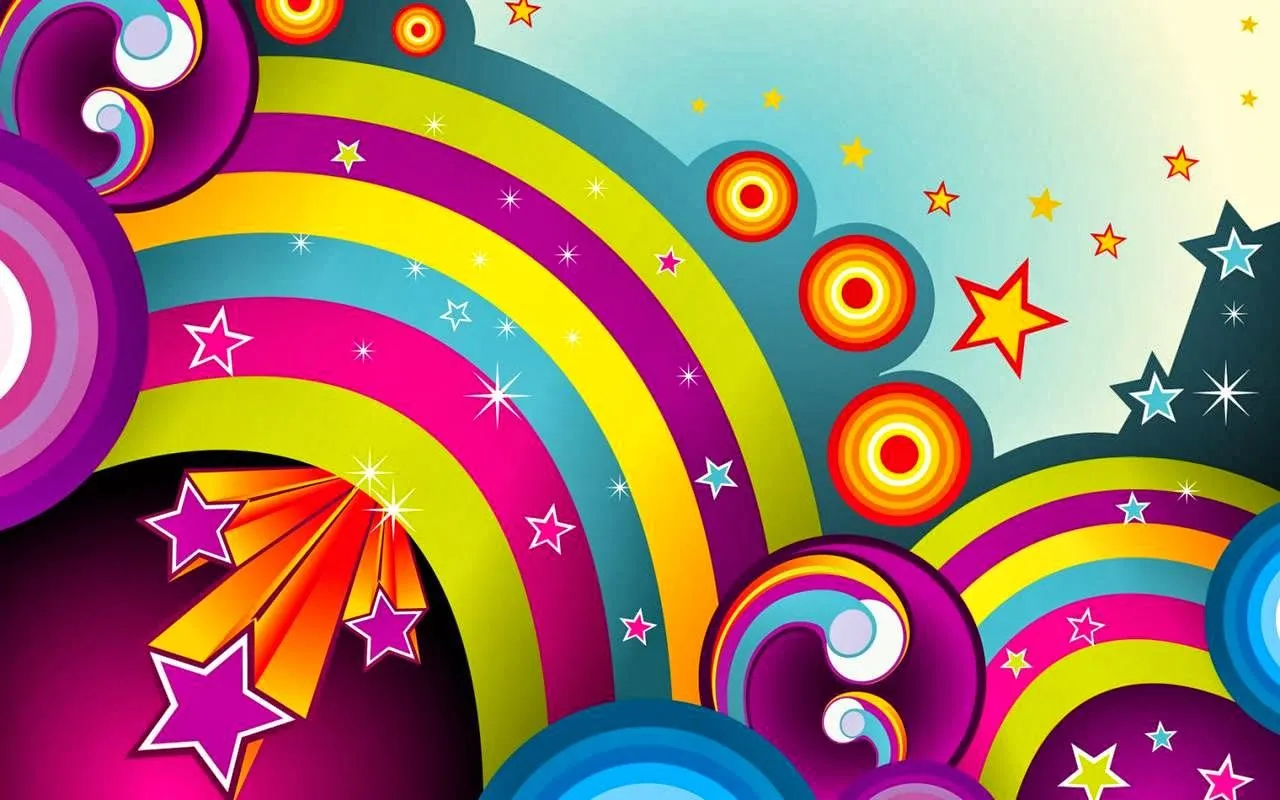 Fondo de Pantalla Abstracto Arco iris multicolor | Eventos y ...