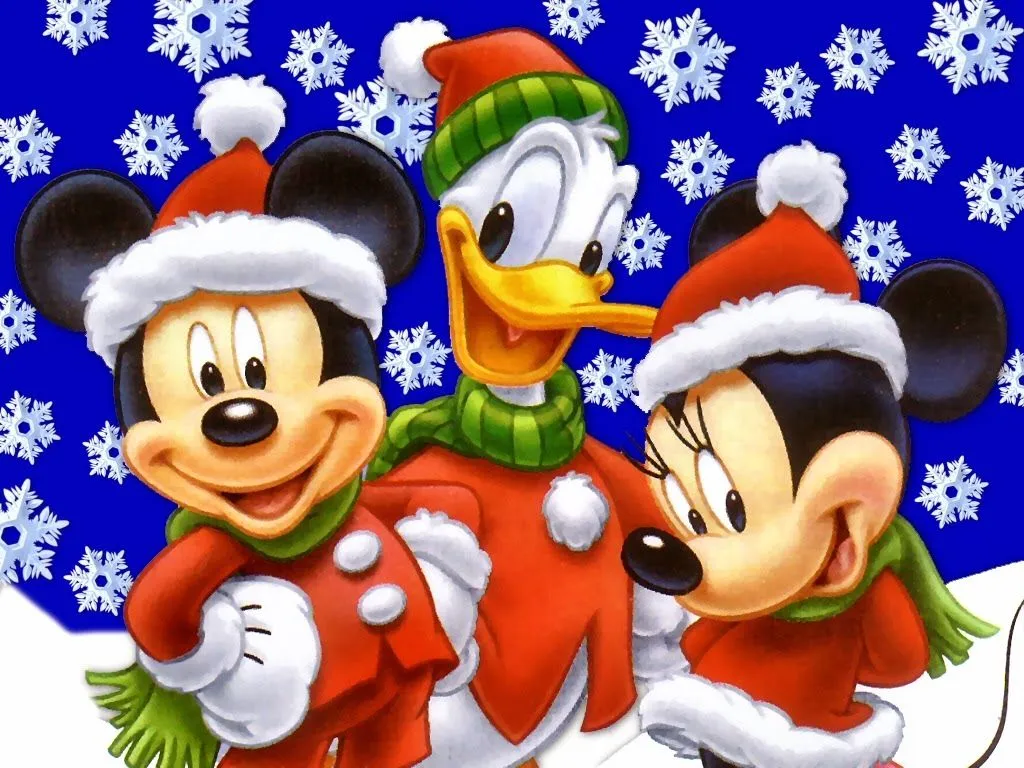 Fondo de Pantalla de Micky Mouse y sus AMigos en Navidad | En HD ...