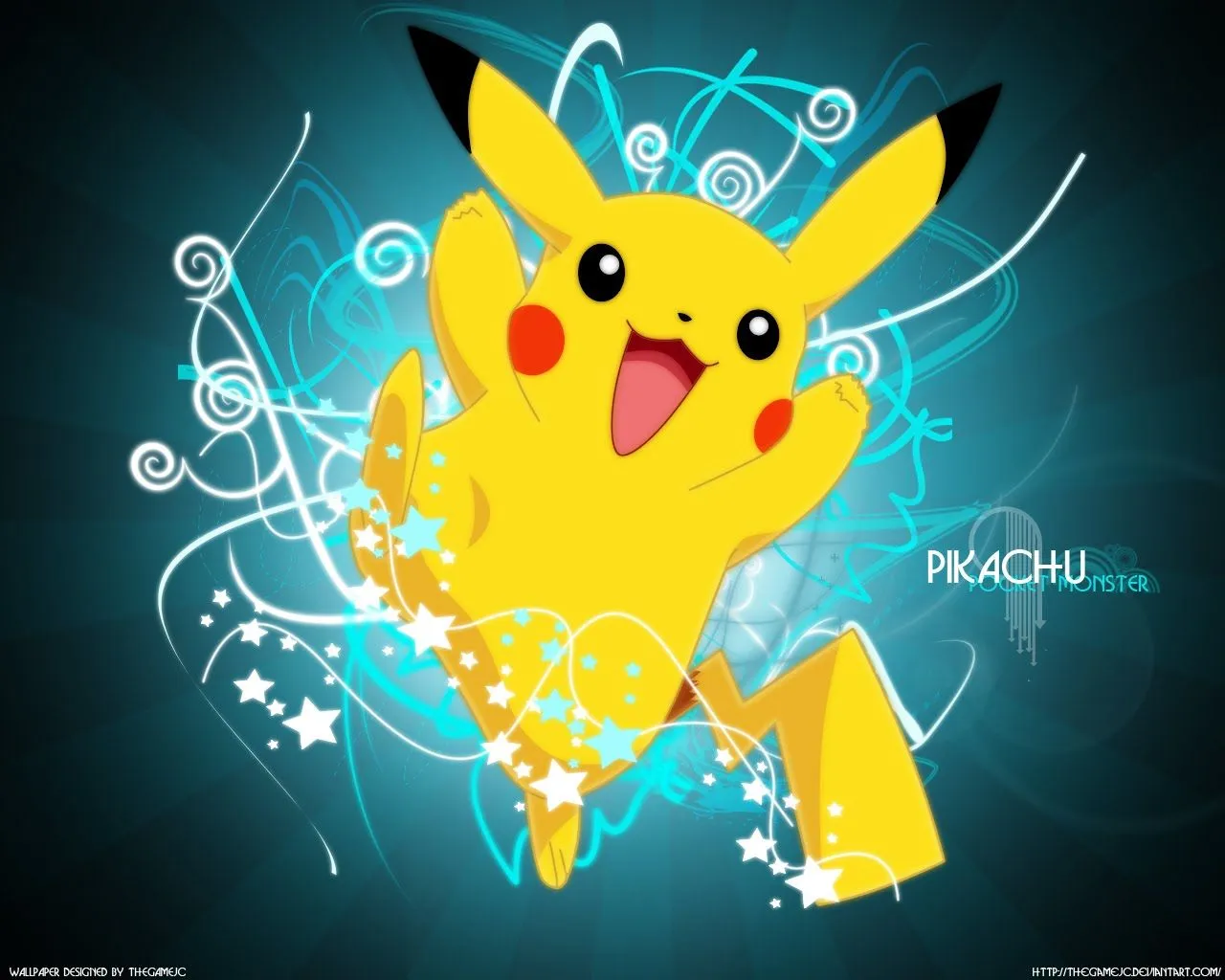 Fondo de pantalla de pikachu en alegría | Imagenes y Fondos de ...