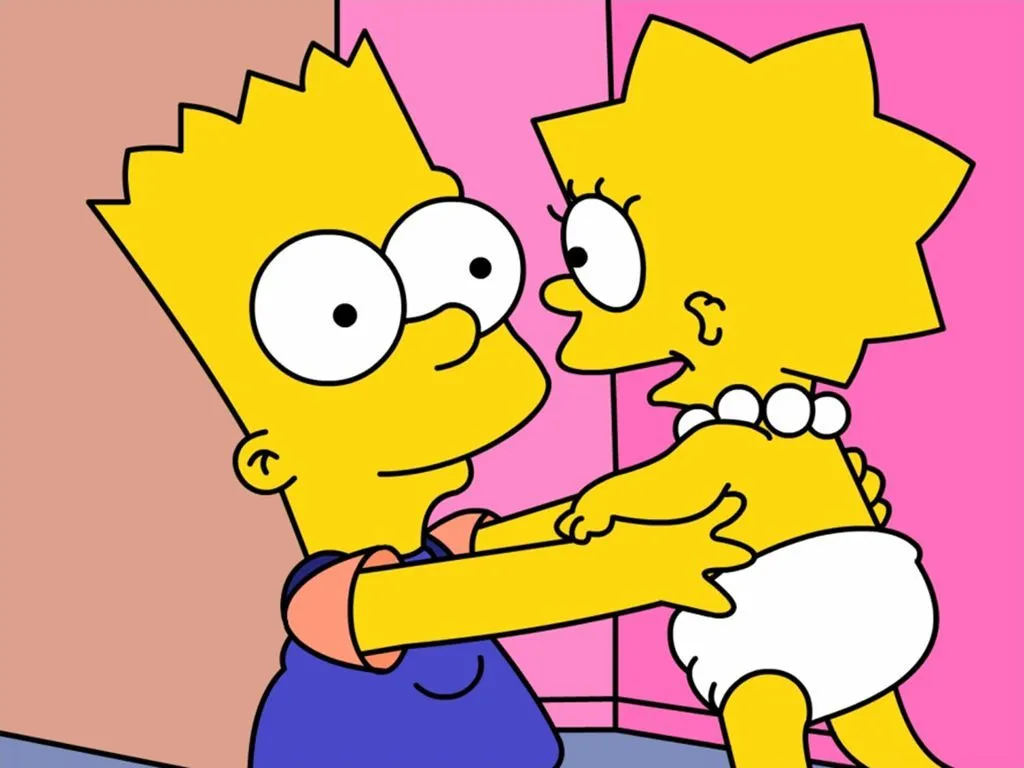 Fondo de Pantalla los simpsons bart y lisa de pequeños | Imagenes.