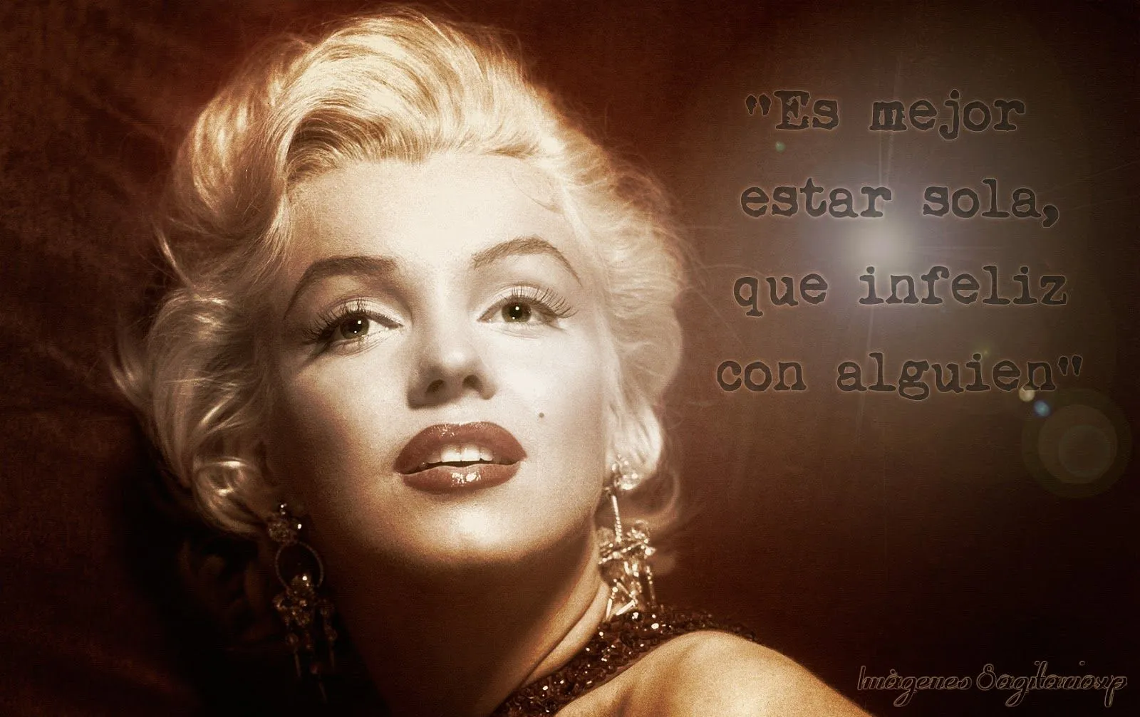 Fondo de pantalla vintage: Marilyn Monroe | Estar sola - Imágenes ...