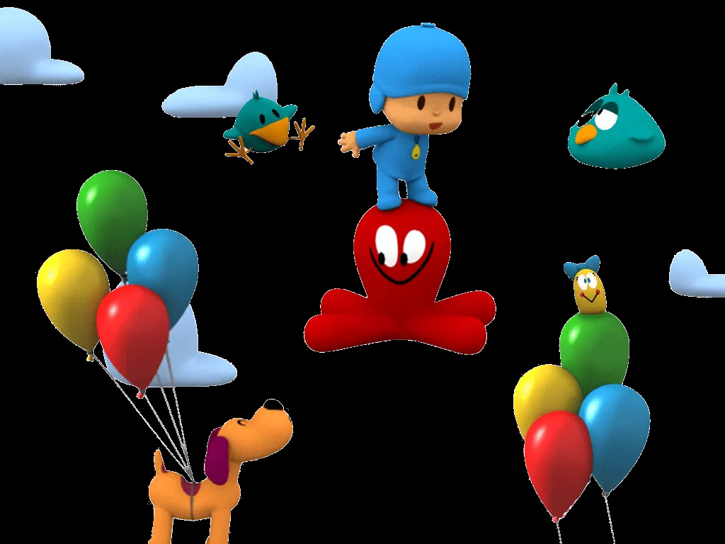 Fondo de pocoyo para caritas de bebés - Imagui