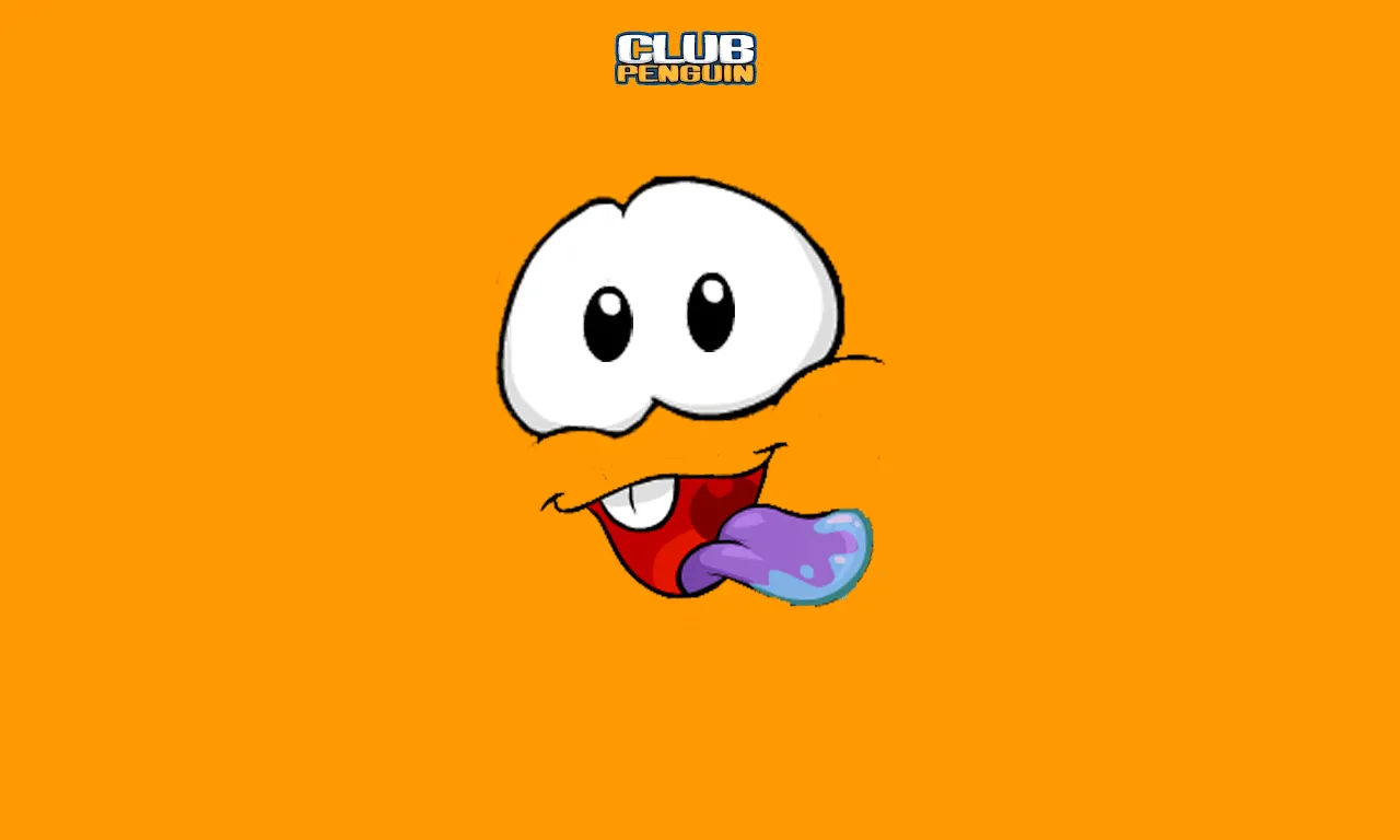 fondo puffle naranja