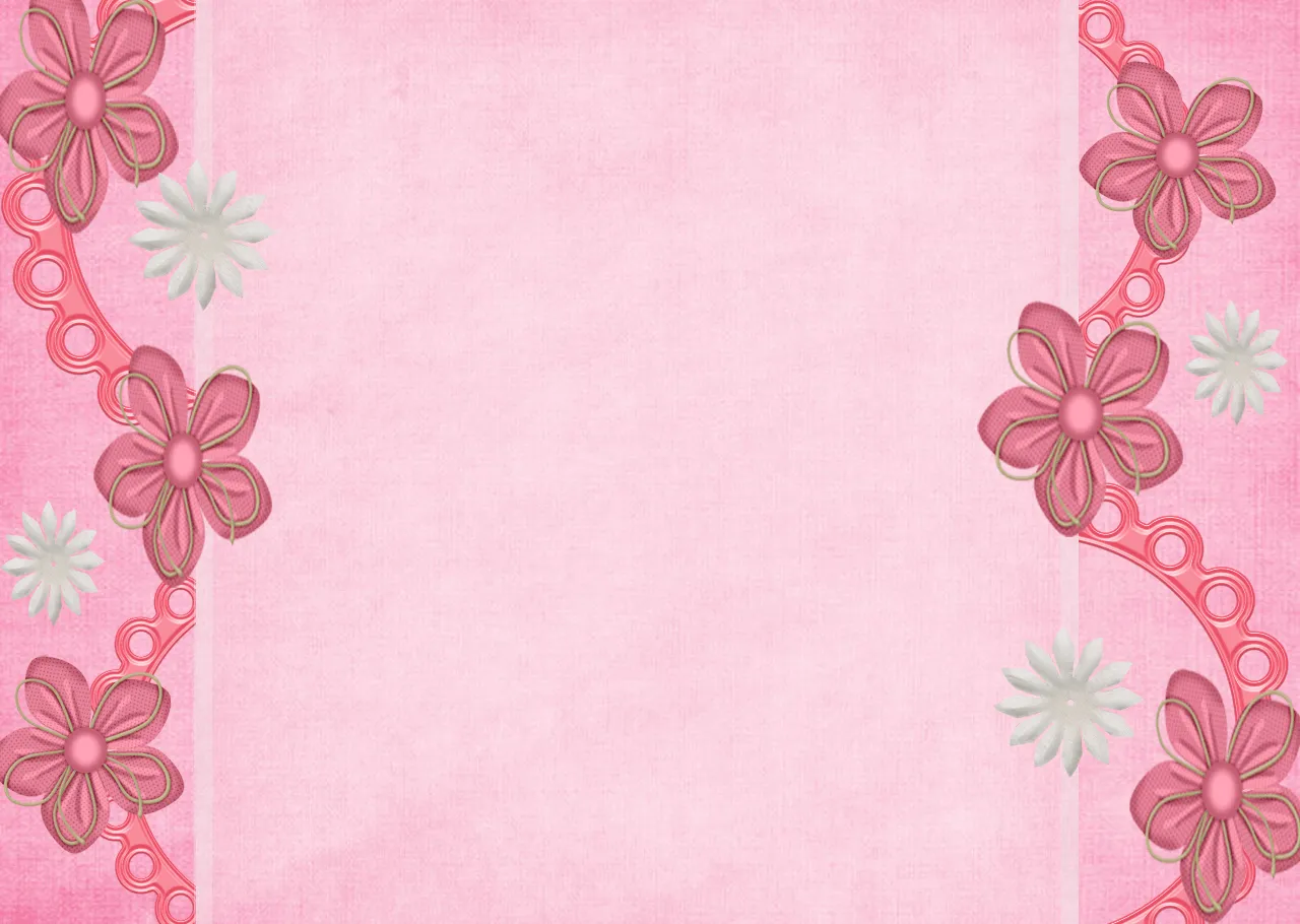 Fondo rosado con flores - Imagui