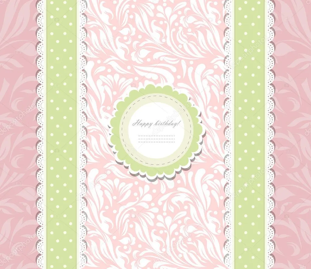 Fondo Vintage Vector de tarjeta de invitación — Vector stock ...