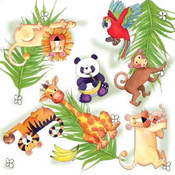 Fondos animales selva para imprimir - Imagenes y dibujos para imprimir ...